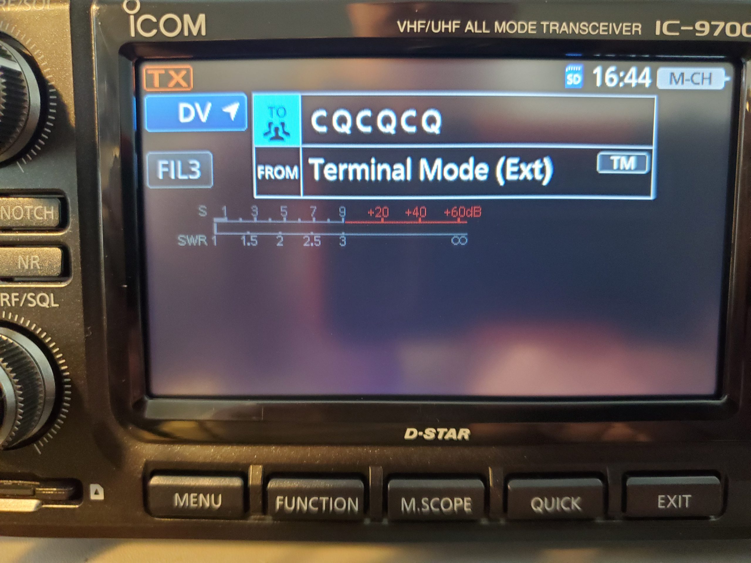 DSTAR on the IC-9700 External Terminal Mode